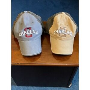 Headwear, mens caps, lot of 2;  Cabelas / ball caps, Men's hats ~ Cabelas Brand
